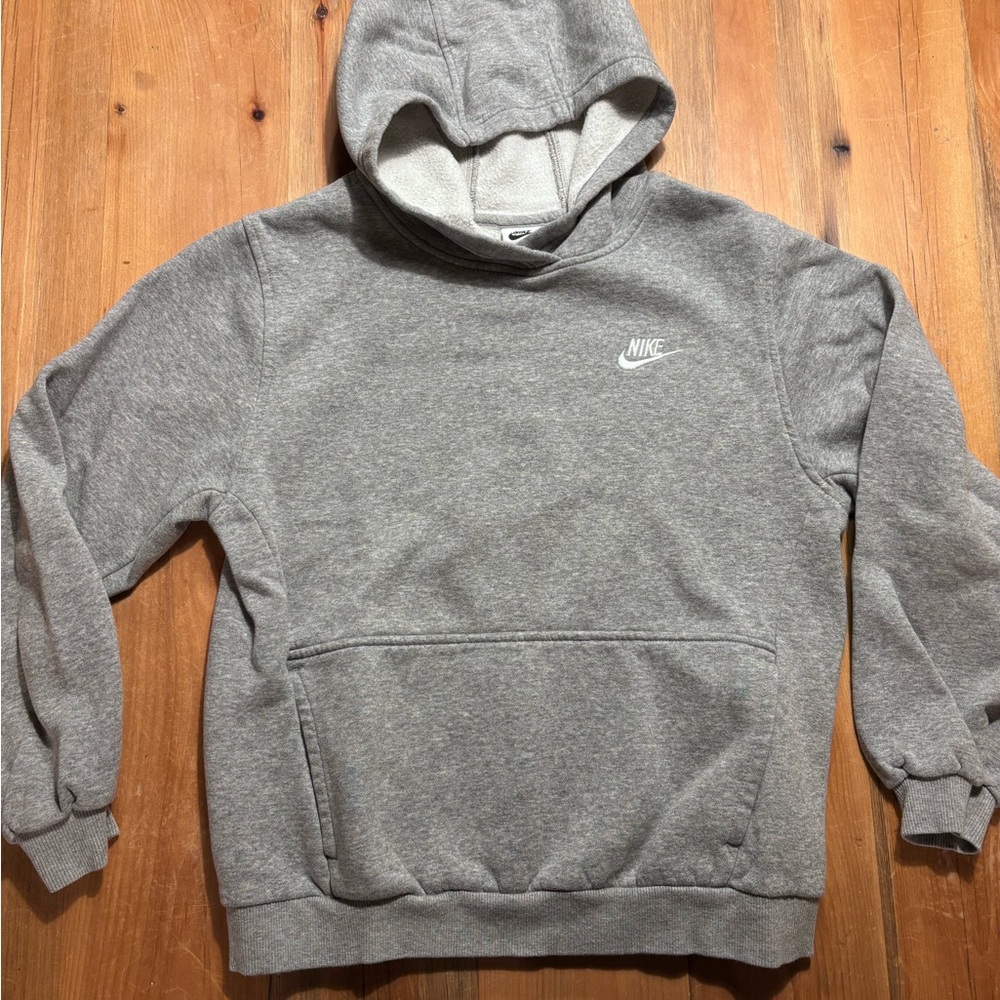 Nike Heather Gray Pullover Hoodie